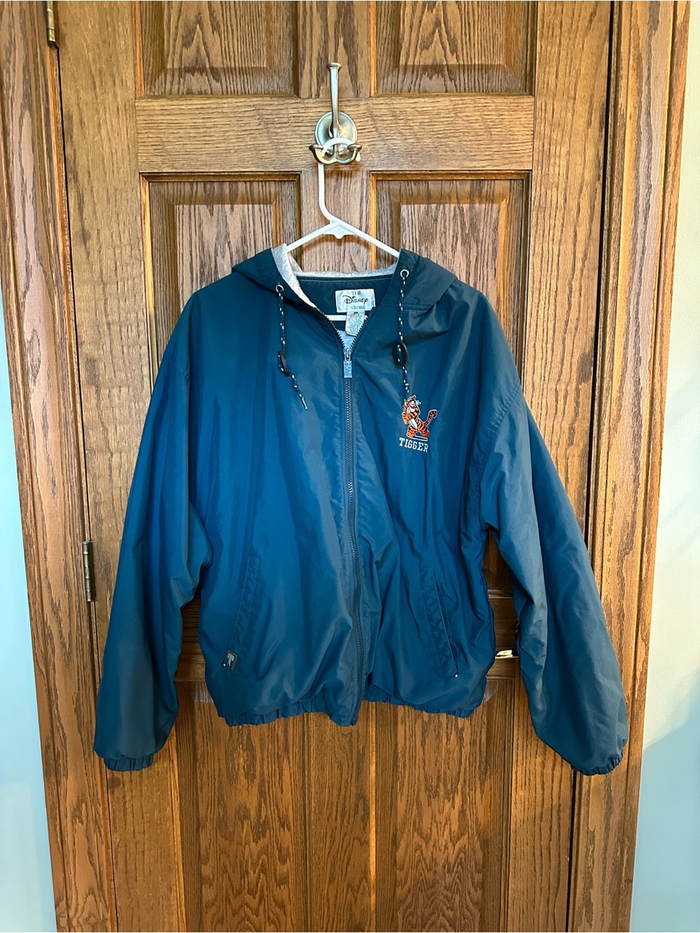 Disney Tigger Hooded Windbreaker Jacket - Teal/Green